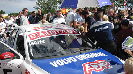 Fans og opbakning har der ikke været mangel på i år, og Jason regner med at være på gridden igen i 2006.